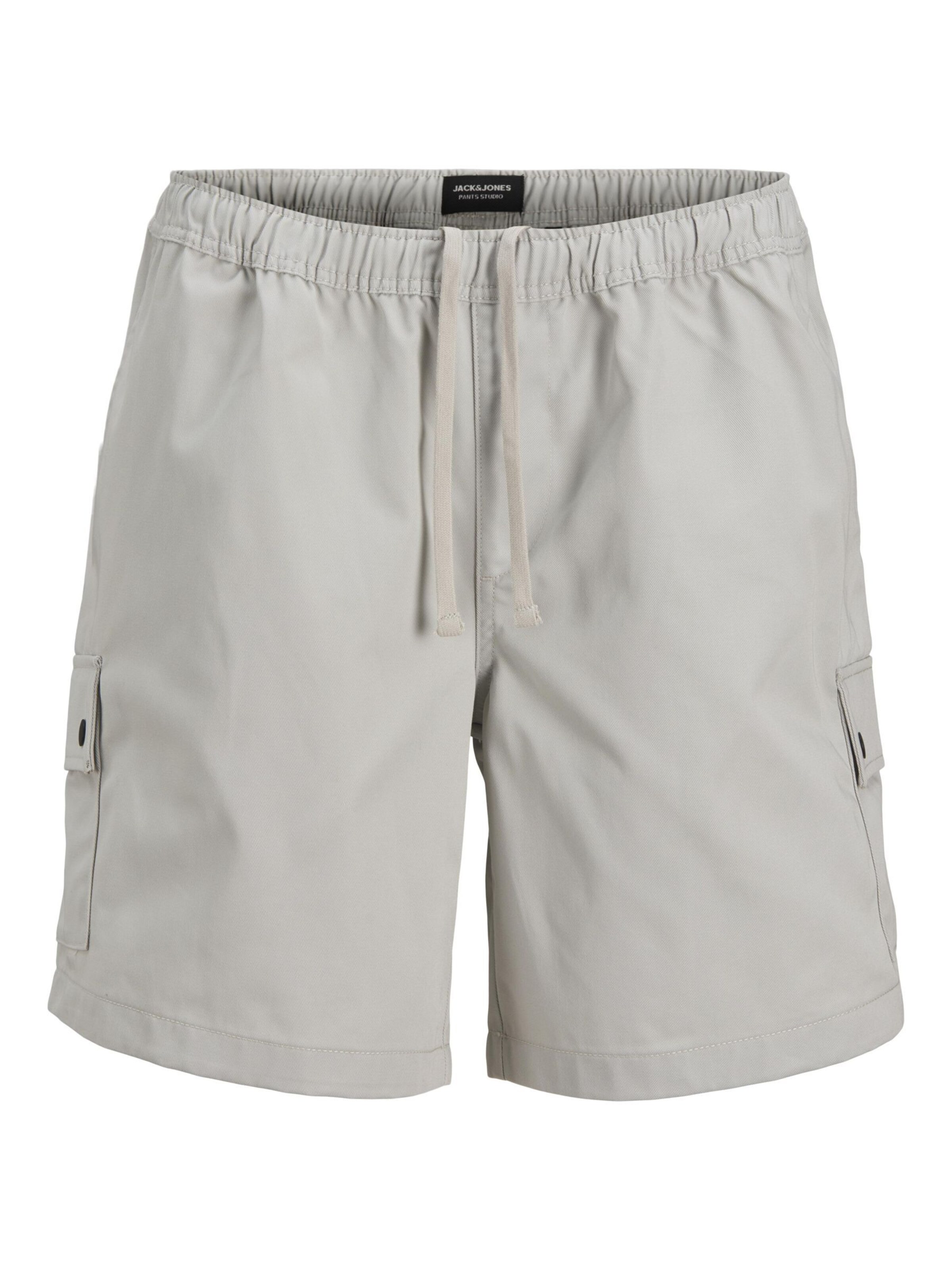 JACK & JONES Cargobukser 'JPSTBill' i grå: forside