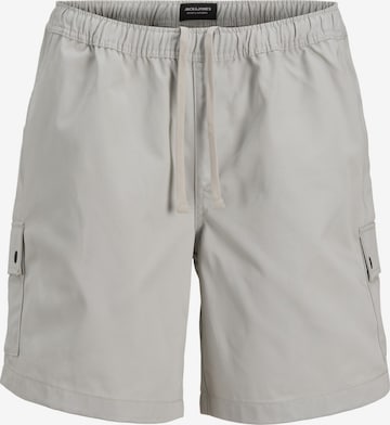 JACK & JONES - Pierna ancha Pantalón cargo 'JPSTBill' en gris: frente