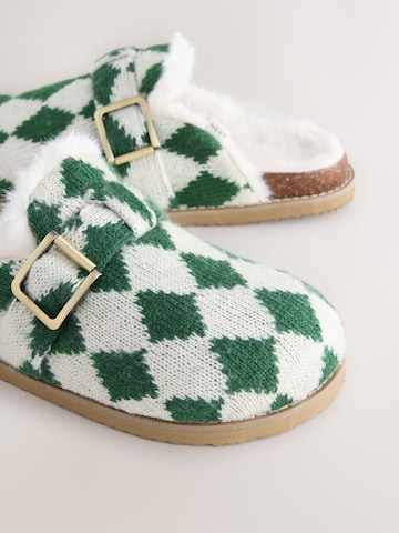 Pantoufle Next en vert