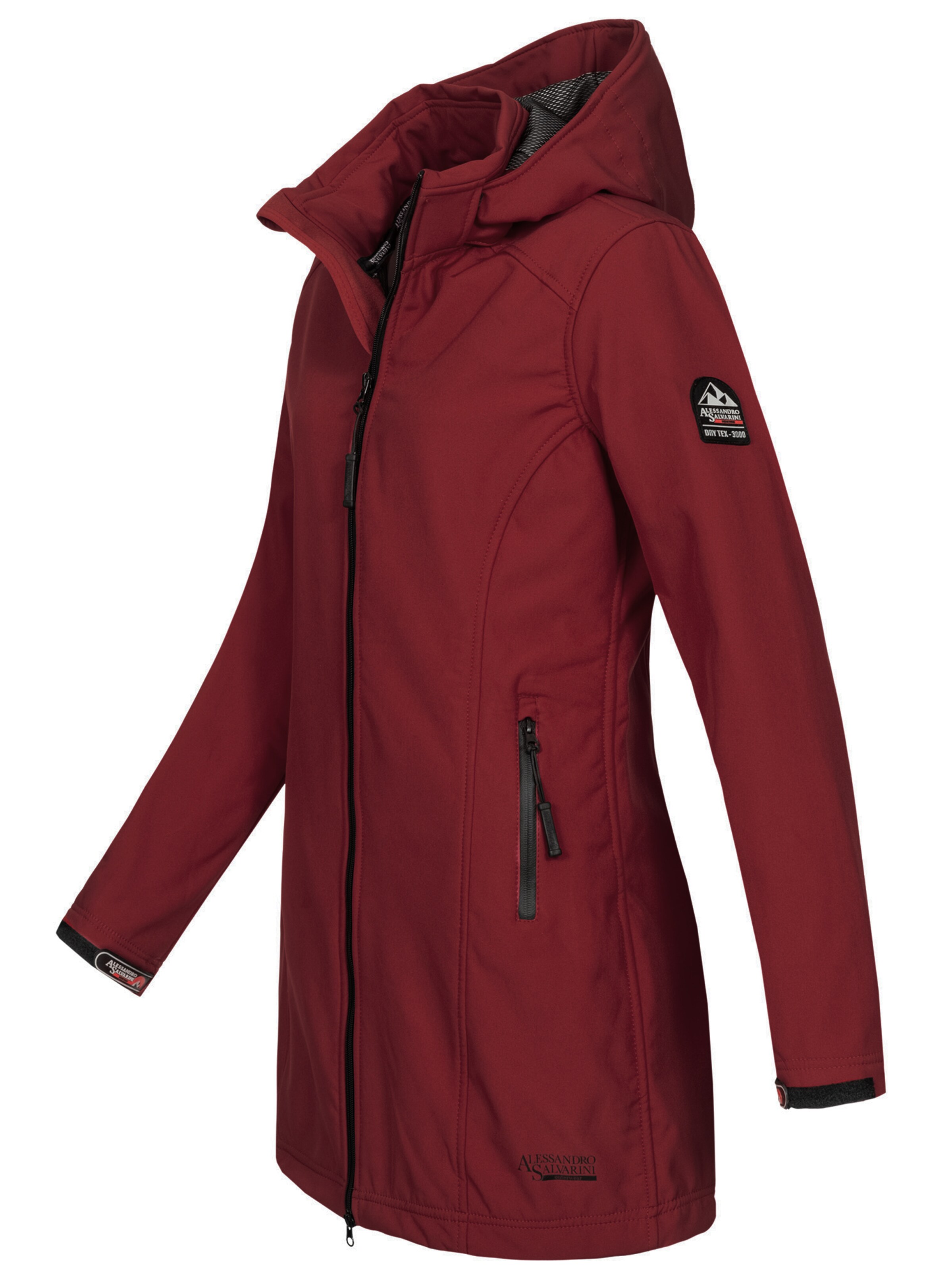Alessandro Salvarini Funktionsjacke in Rot