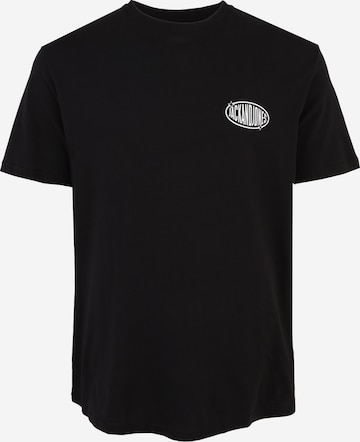 Jack & Jones Plus Футболка 'JJLEGACY' в Черный: спереди