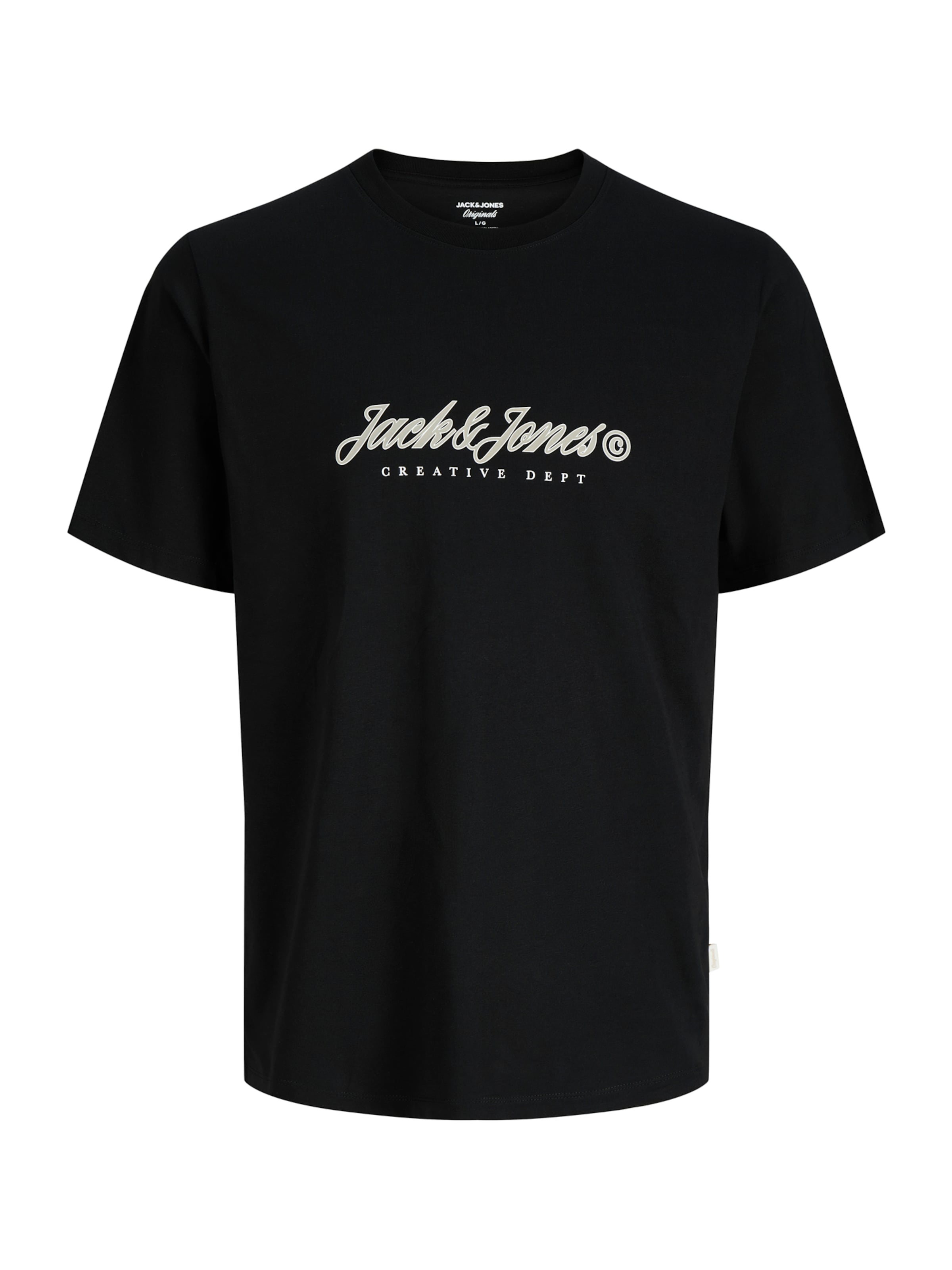 Jack & Jones Plus Shirt 'JORMONTAUK' in Black: front