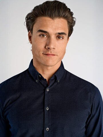 Lindbergh Regular fit Overhemd in Blauw