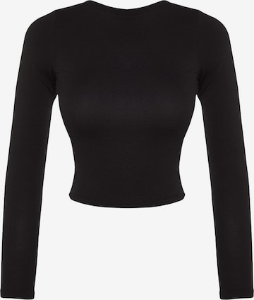 juoda Trendyol Marškinėliai: priekis