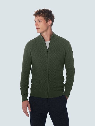 No Excess Knit Cardigan in Green: front