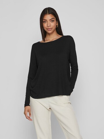 VILA Sweater 'Abella' in Black: front