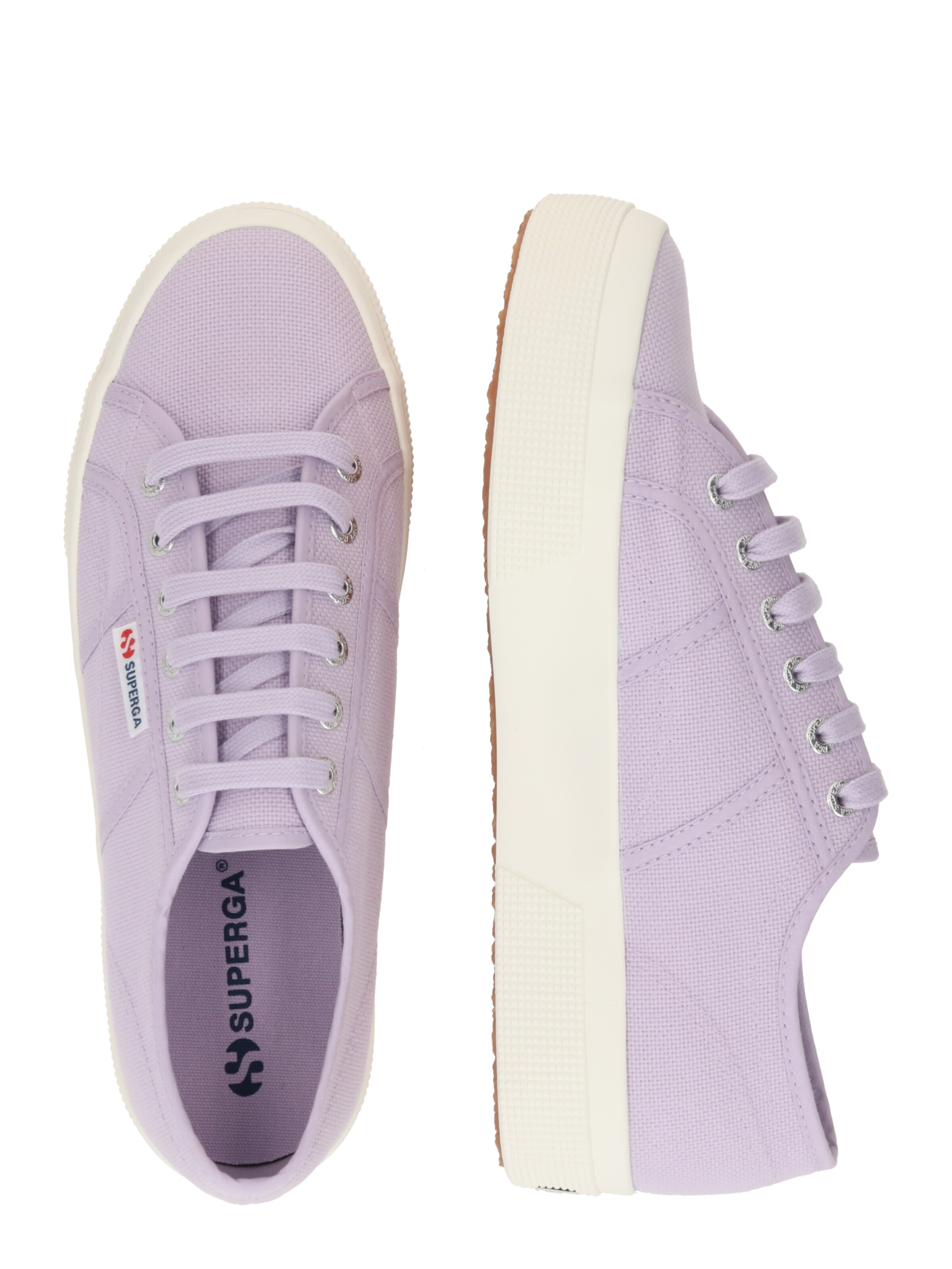 SUPERGA Platform trainers in Purple