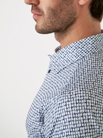 DESOTO Slim fit Overhemd in Blauw