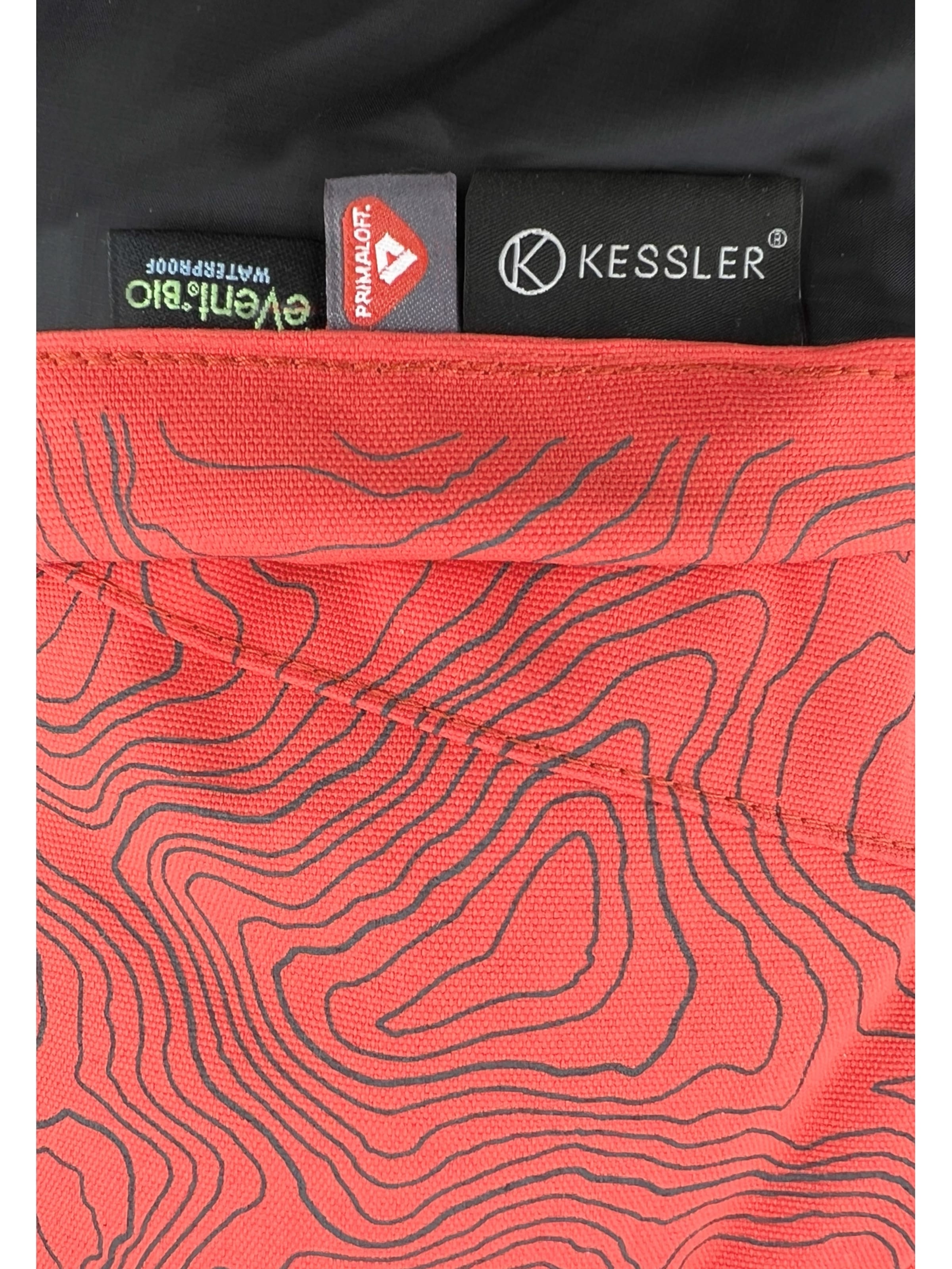 KESSLER Full Finger Gloves in Red