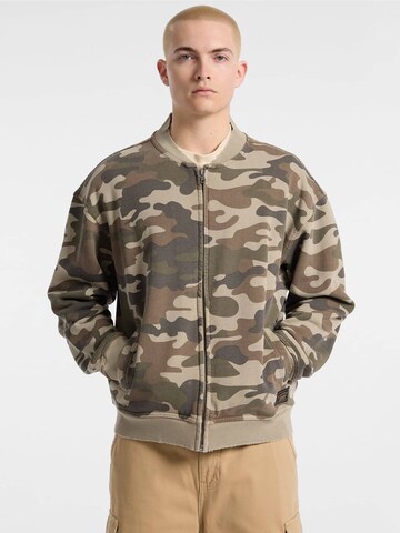 GUESS Sweatjacke in Mischfarben: Vorderseite