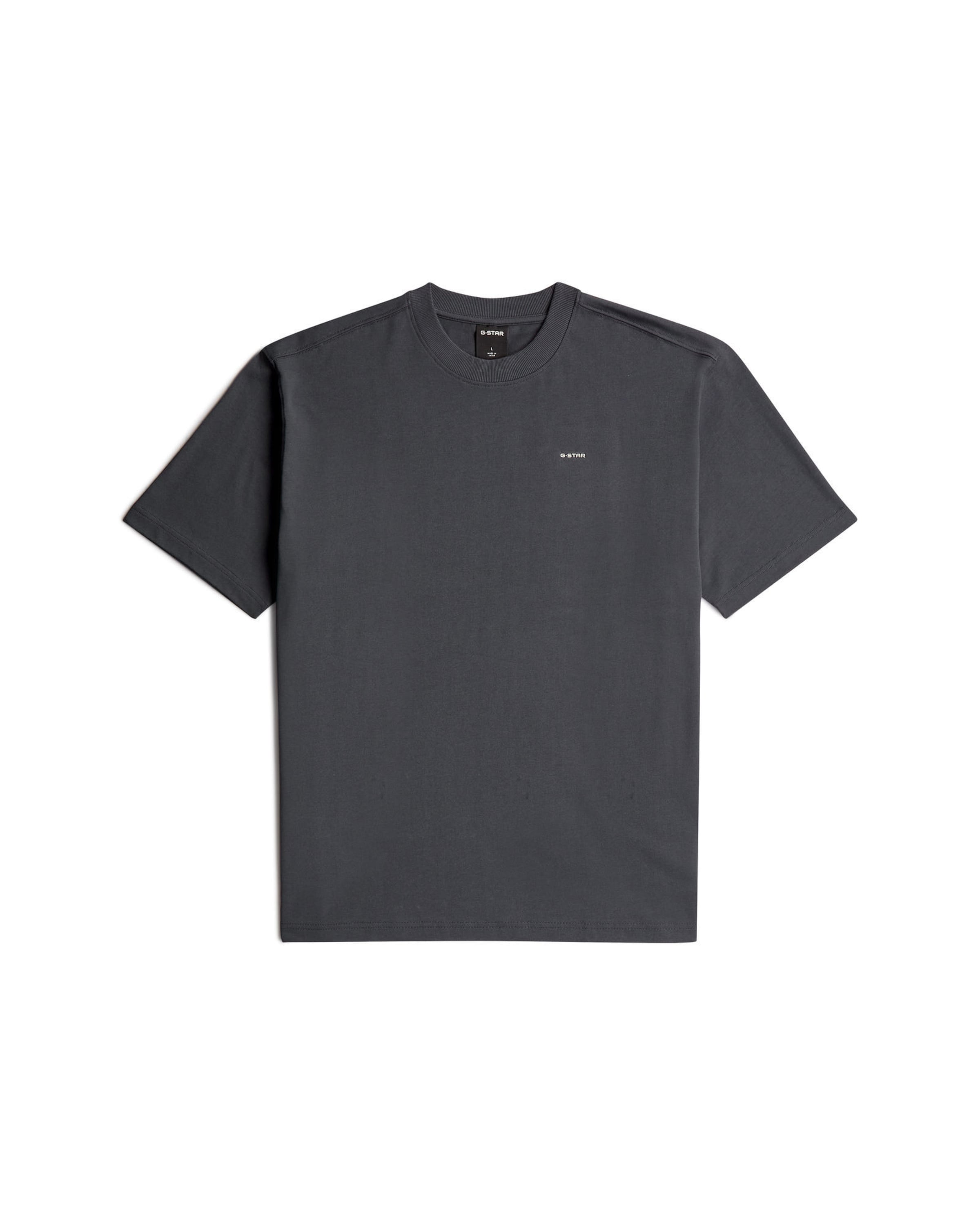 G-STAR Shirt 'Back Graphic Relaxed T-Shirt' in Grijs: voorkant