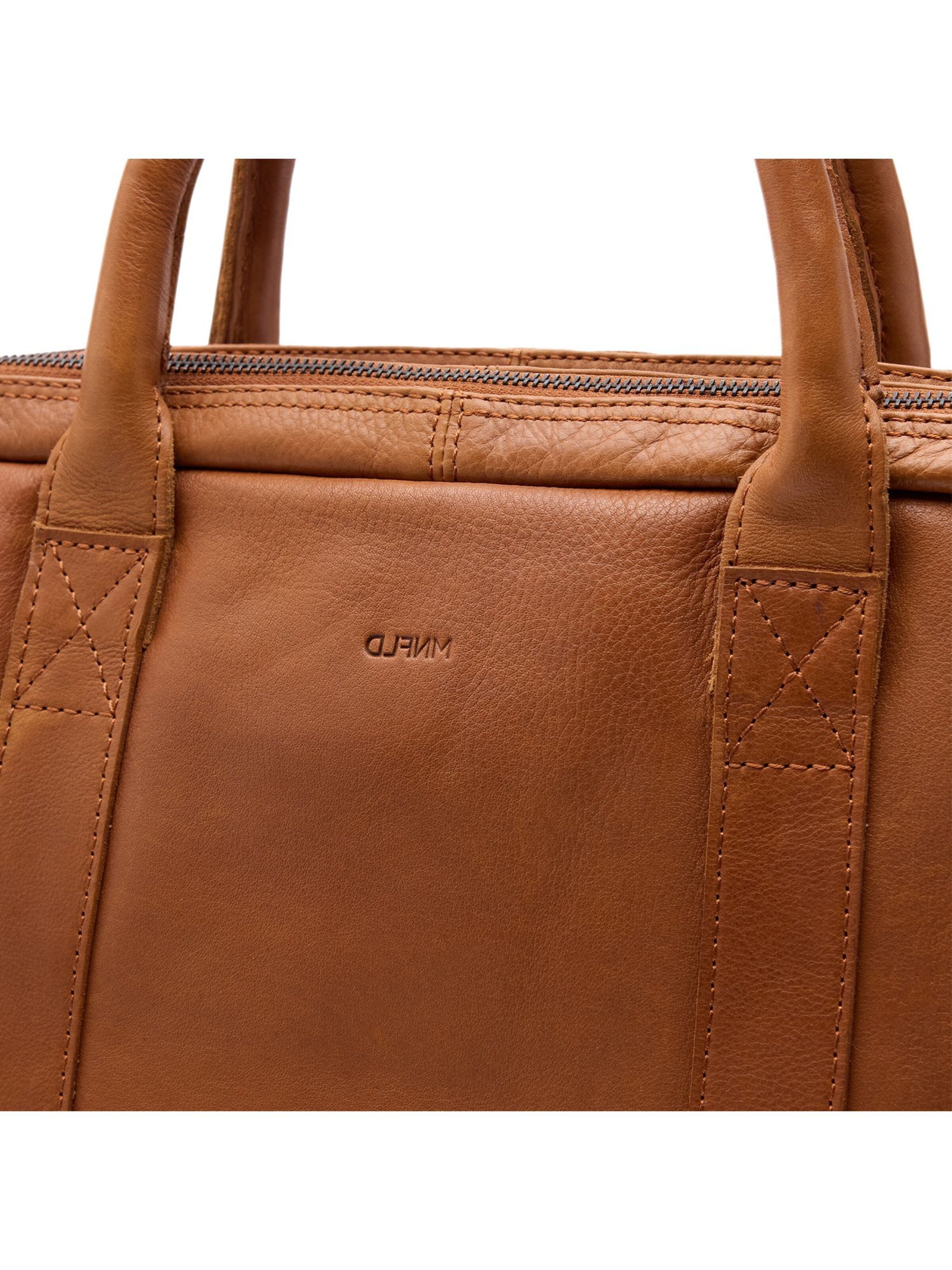 MANFIELD Laptoptasche in Braun