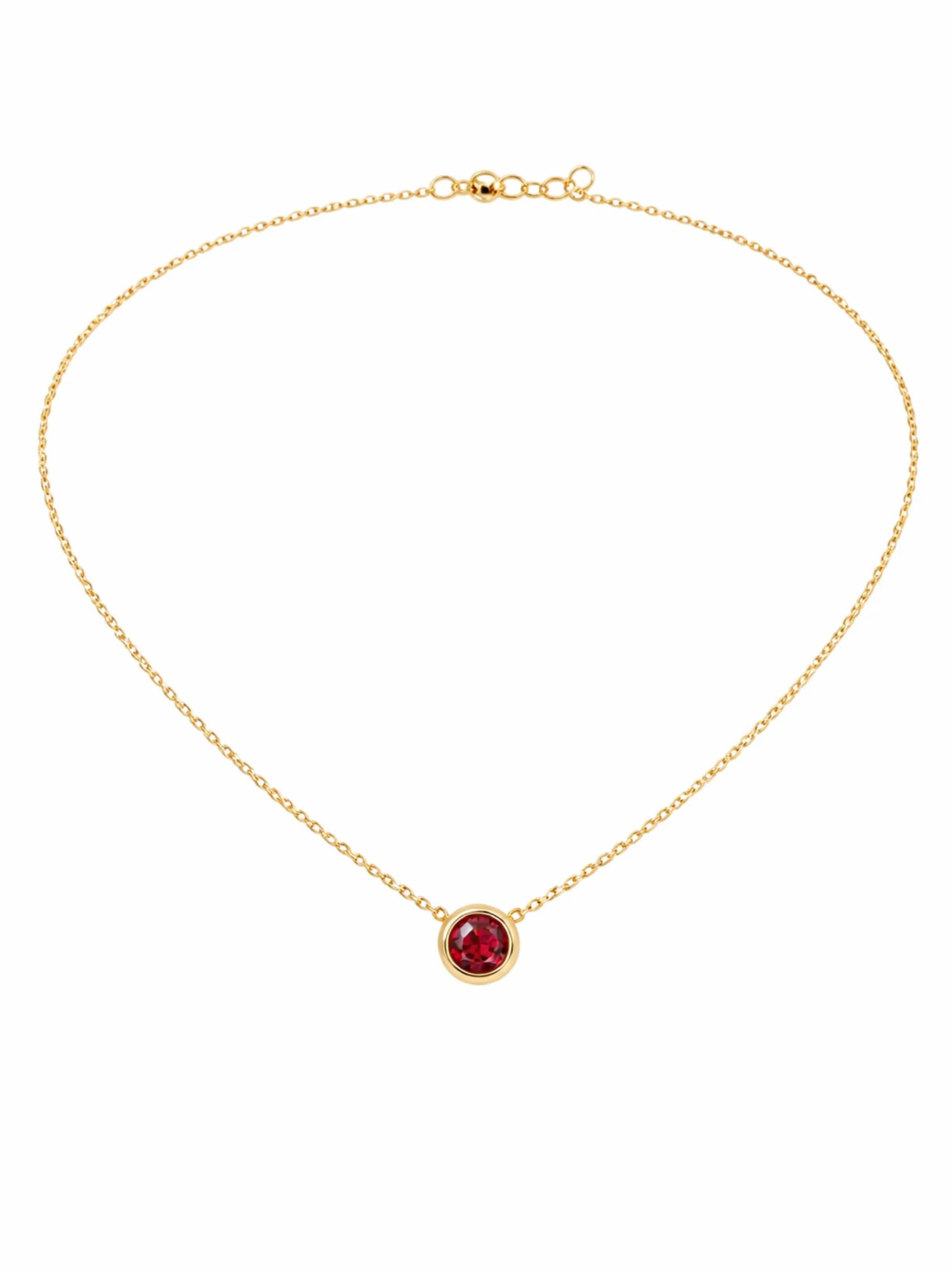 Pure Schmuck Kette‌‌‌‌ in Rot: Vorderseite