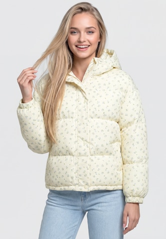 Veste d’hiver MYMO en jaune : devant