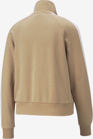 PUMA Sportief sweatshirt 'Iconic T7' in Beige