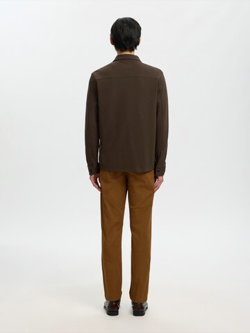 SELECTED Regular Fit Jacke 'SLHJackie' in Braun