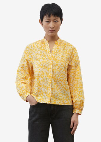 Camicia da donna di Marc O'Polo in giallo: frontale