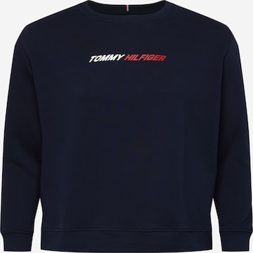 Tommy Hilfiger Curve Sweatshirt i blå: forside