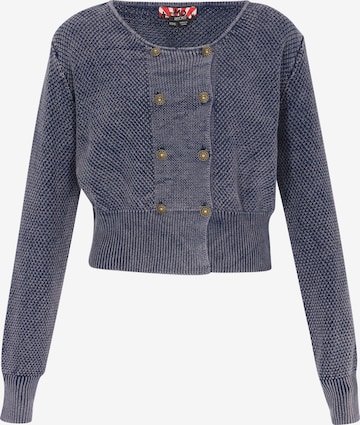 Cardigan myMo ROCKS en bleu : devant