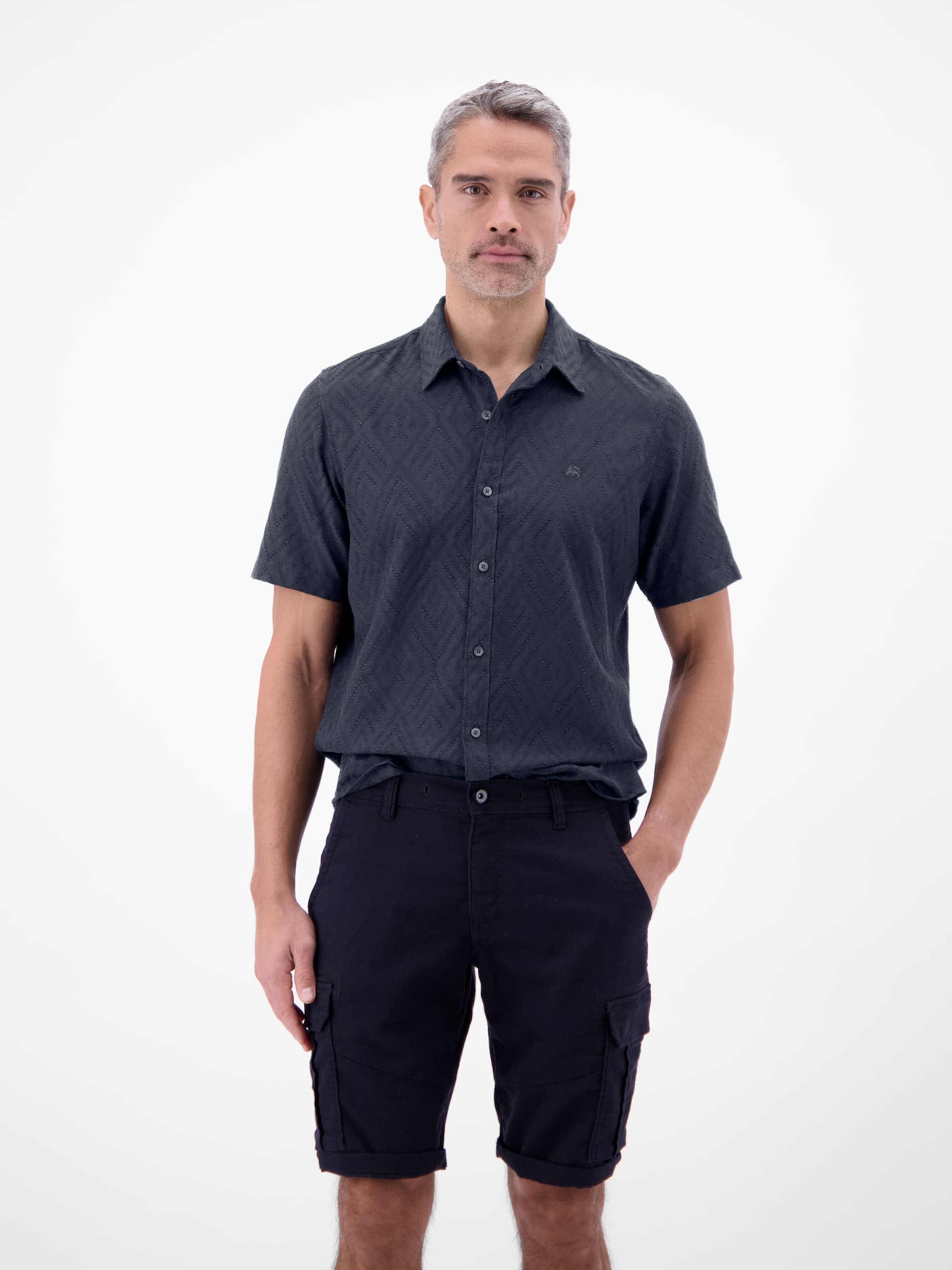 LERROS Regular fit Button Up Shirt in Blue