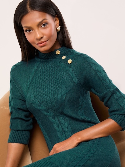 Lipsy Knit dress in XXS in Fir, Item view