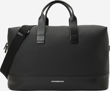 Borsa weekend 'Modern Bar' di Calvin Klein in nero: frontale