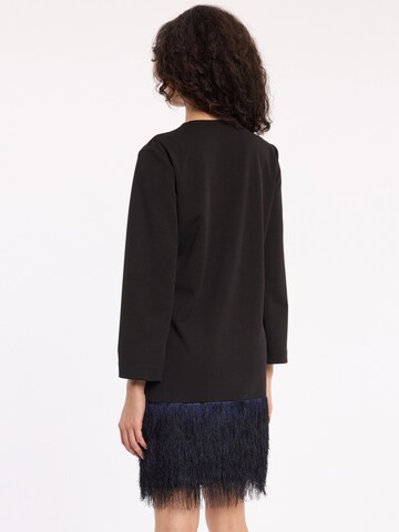 Ana Alcazar Cocktailjurk 'Abiani' in Zwart