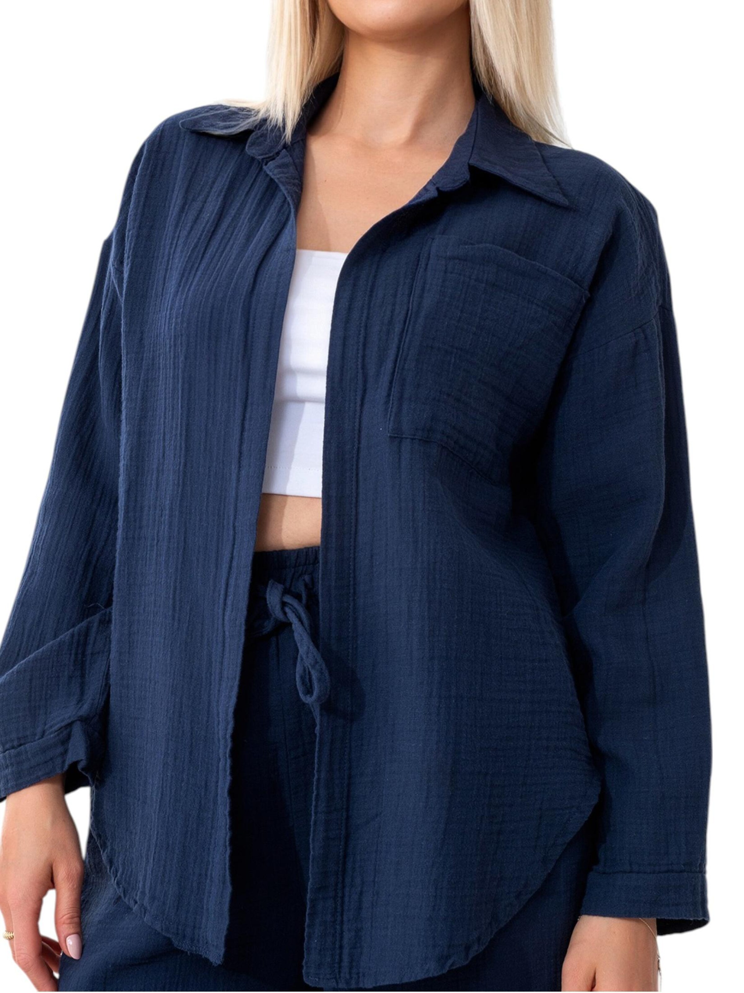 WENOR - Blusa 'NALYA' en azul