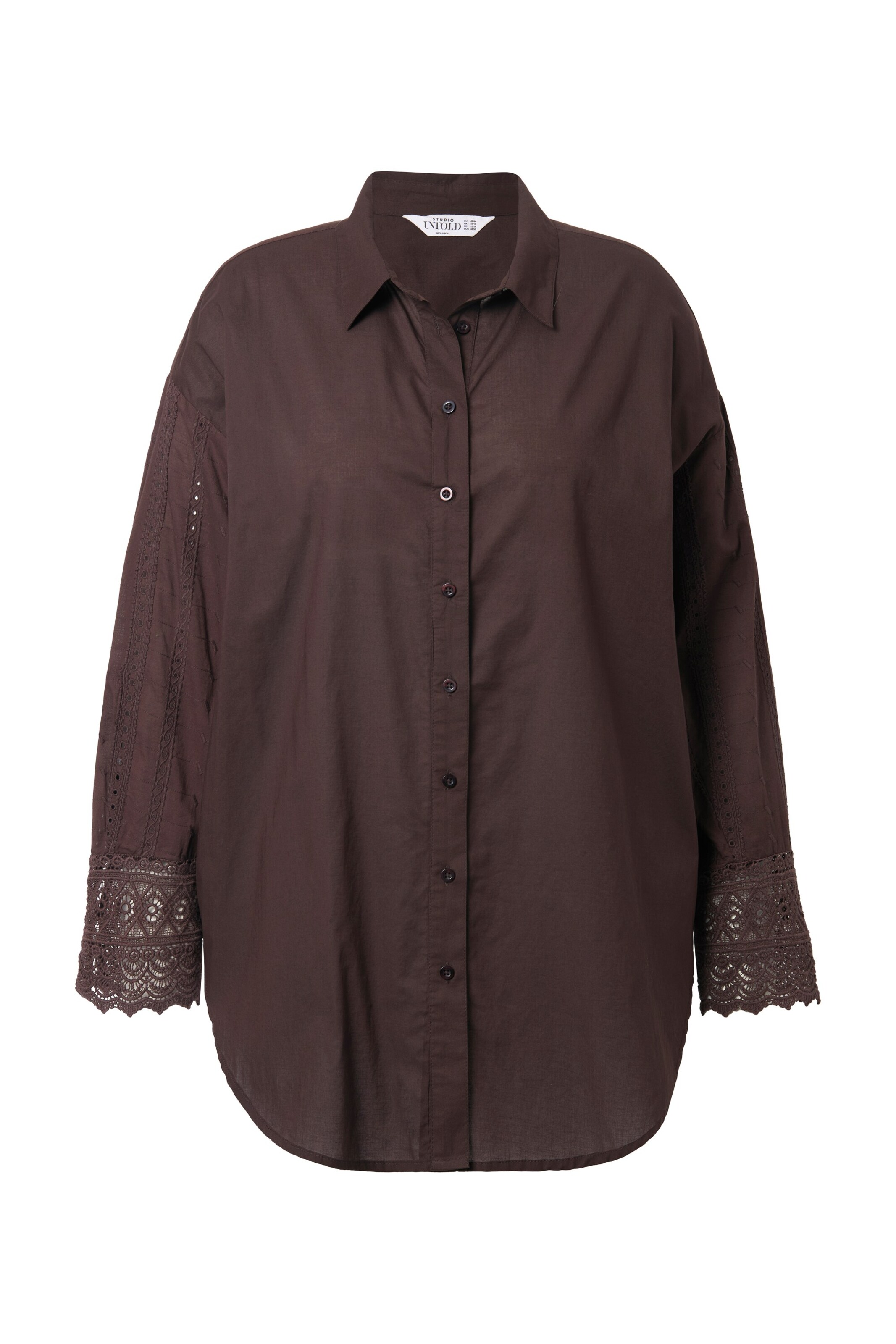 Studio Untold Bluse in Braun: Vorderseite