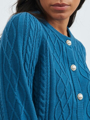 VILA Knit Cardigan in Blue