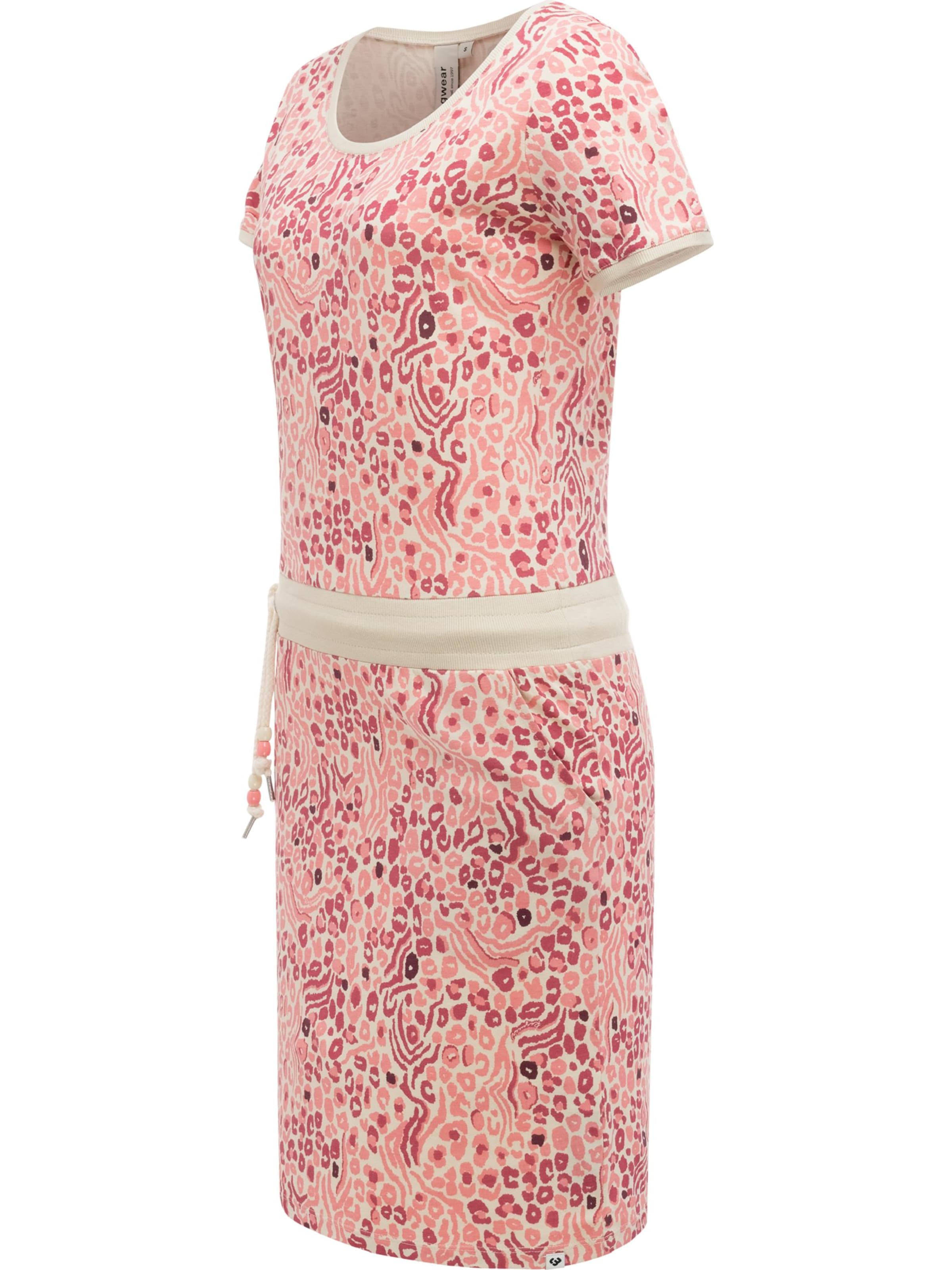 Ragwear Zomerjurk 'Baomi Zoo Youmodo' in Roze