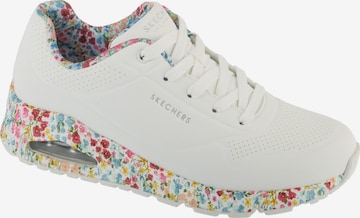 Slip on 'Skechers Uno - Majestic Garden' SKECHERS en blanc : devant