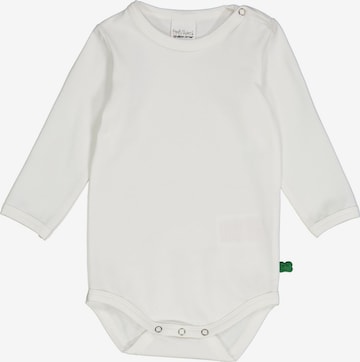 Fred's World by GREEN COTTON Rompertje/body 'Langarm' in Wit: voorkant