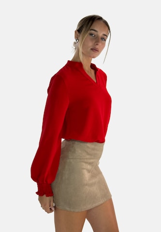 Elara Blouse in Rood