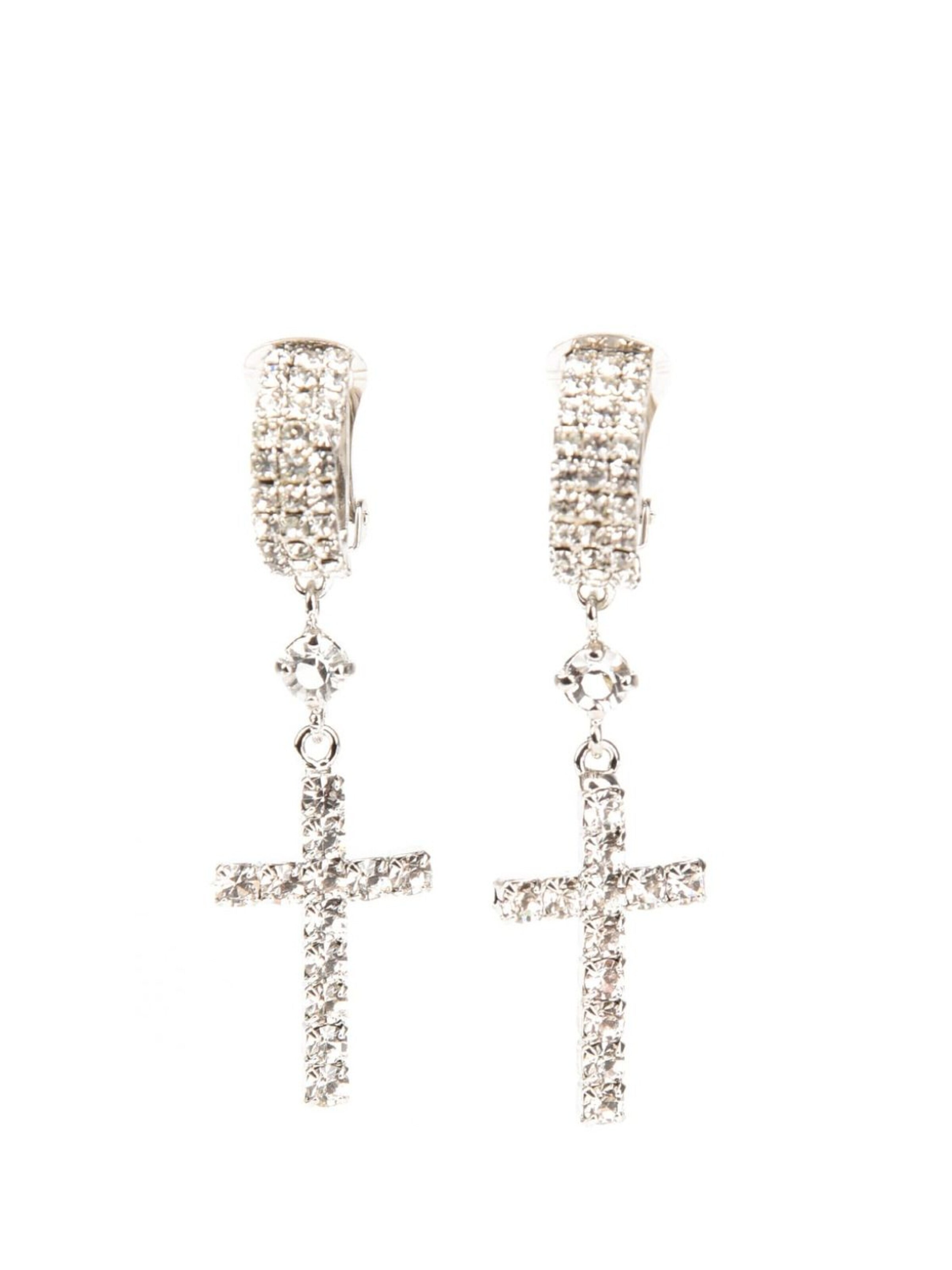 Addicted2 Earrings in Silver: front