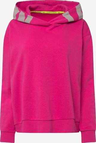 LAURASØN Sweatshirt in Pink: front