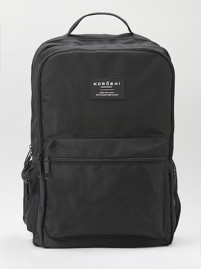 KOROSHI Sac à dos en noir, Vue avec produit