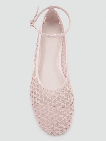 MANGO - Bailarinas con hebilla 'NUBE' en beige