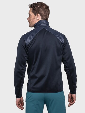 Schöffel Funktionele fleece-jas 'Hybrid Jk Style Cascata MNS ' in Blauw