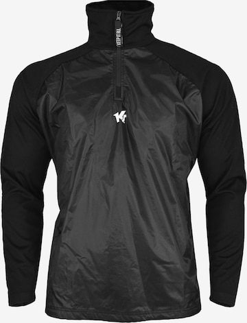 KEEPERsport Athletic Sweatshirt in Black: front