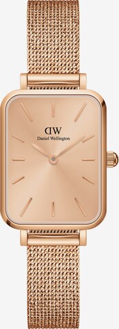 Daniel Wellington Analoog horloge 'Quadro Unitone Rose Gold RG' in Goud: voorkant