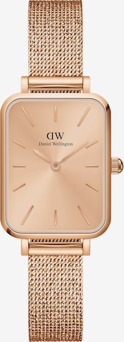 Daniel Wellington Analog Watch 'Quadro Unitone Rose Gold RG' in Gold: front