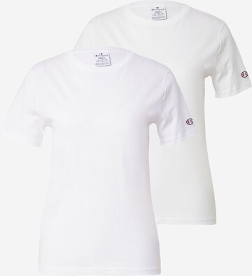 T-shirt Champion Authentic Athletic Apparel en blanc : devant