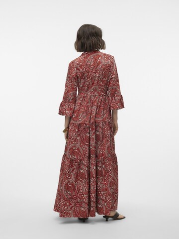 VERO MODA Shirt dress 'ZERA' in Red