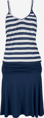 BEACH TIME Beach Dress in Blue: front