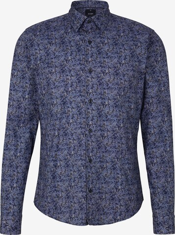 JOOP! Slim fit Button Up Shirt ' Pit ' in Blue: front