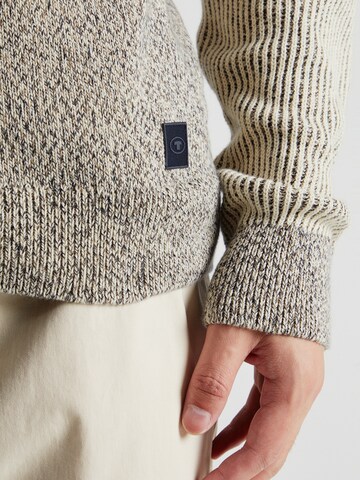 TOM TAILOR Sweater in Beige