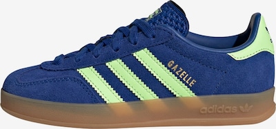 28 dydžio Sportbačiai 'Gazelle' iš ADIDAS ORIGINALS, spalva – kobalto mėlyna / neoninė žalia, Prekių apžvalga