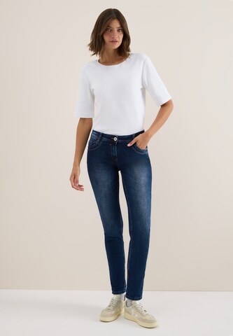 CECIL Slimfit Jeans in Blau