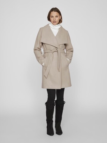 VILA Tussenmantel 'VIDirector Lus' in Beige: voorkant
